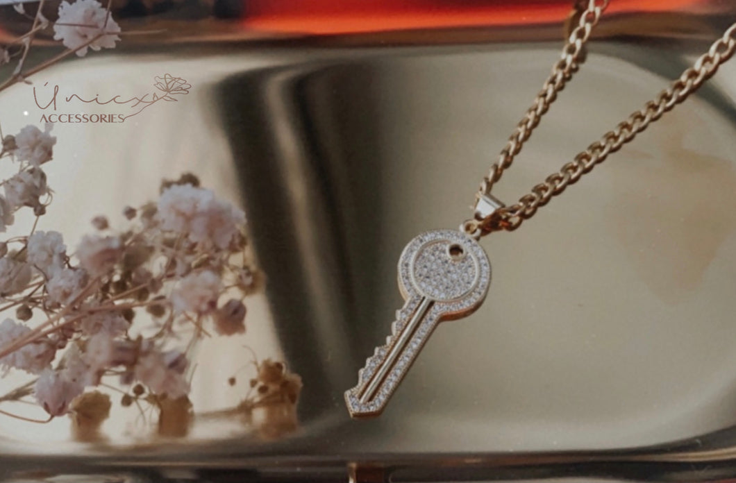 The key of my heart necklace