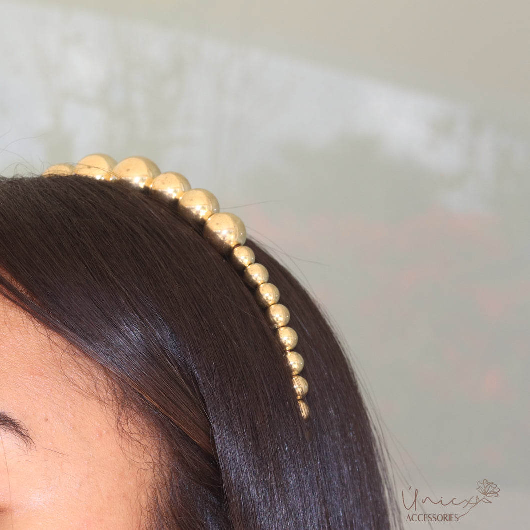 Gold headband