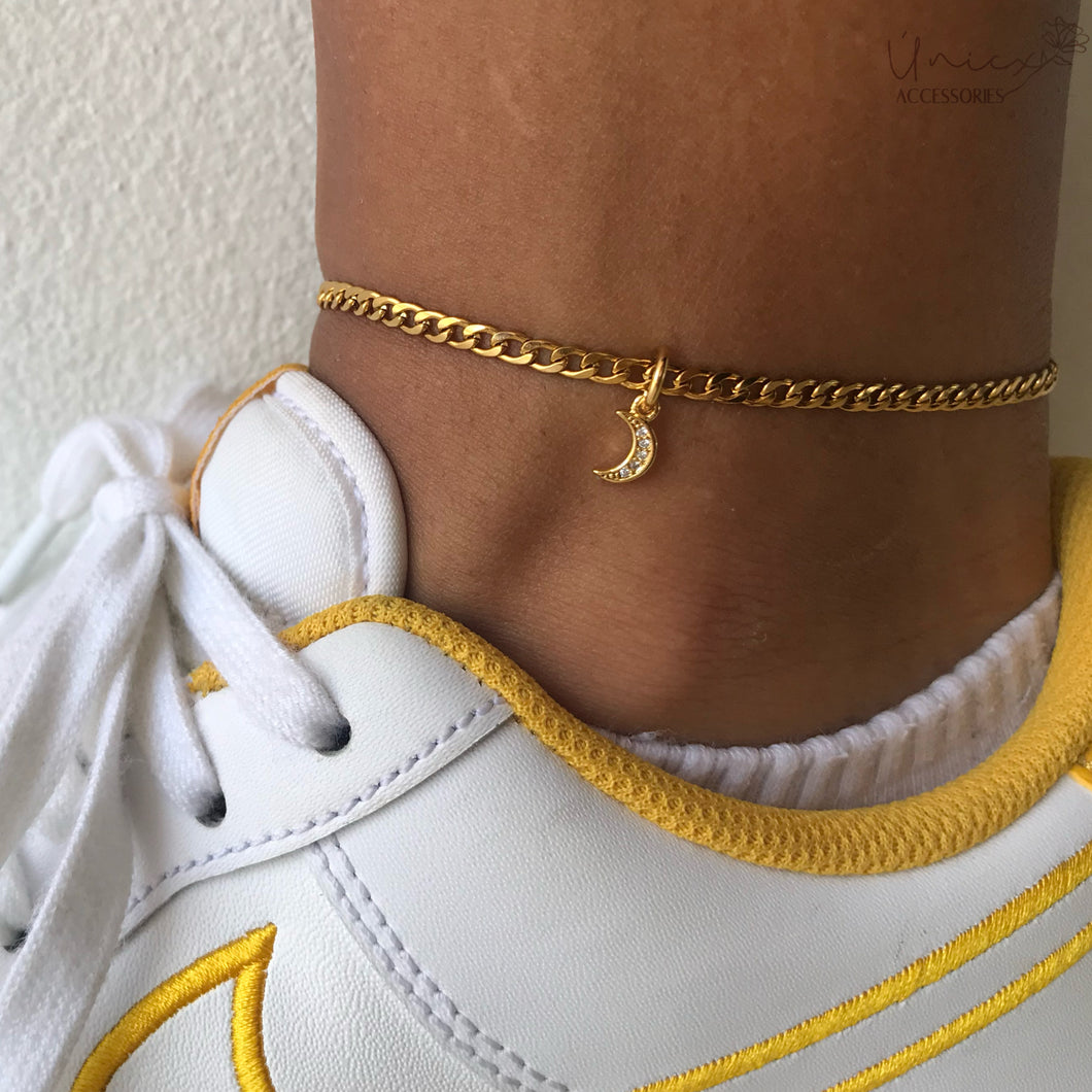 Moon anklet