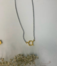 Load image into Gallery viewer, Thin Gold on Silver Necklace
